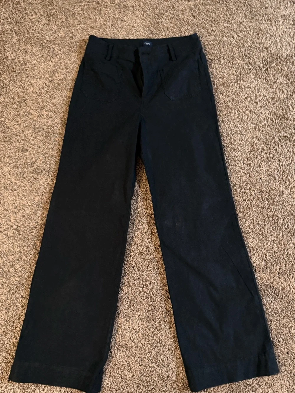 J. Crew Black Wide-Leg Men's Chinos